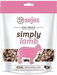 Load image into Gallery viewer, Sojos Simply Lamb Freeze-Dried Dog Treats, 4-oz bag