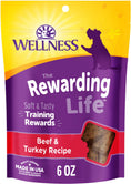 Load image into Gallery viewer, Wellness Rewarding Life Beef & Turkey Grain-Free Soft & Chewy Dog Treats