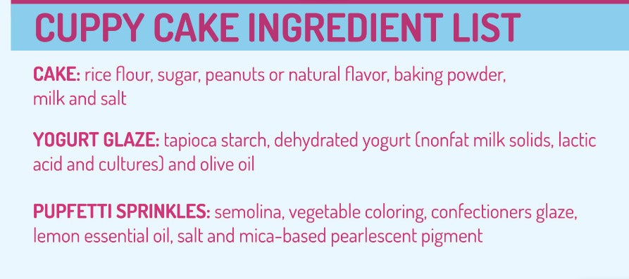 Cuppy Cake/ Peanut Butter Flavor