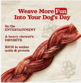 Load image into Gallery viewer, Braided Bully Sticks 6" 3ct