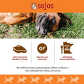 Load image into Gallery viewer, Sojos Simply Turkey Hearts Freeze-Dried Dog Treats, 4.0oz