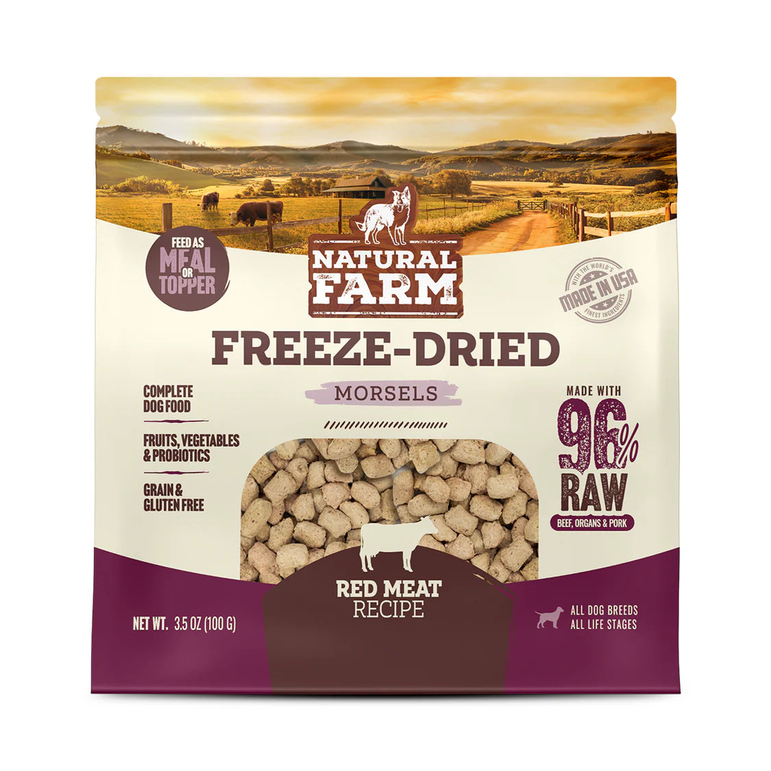 Natural Farm Freeze Dried Morsels, 3.5 oz