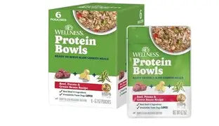 Wellness Protein Bowls Wet Dog Food – Beef, Potato & Green Beans