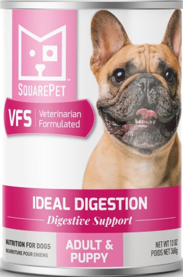 SquarePet VFS Canine Ideal Digestion Formula Wet Dog Food, 13-oz can
