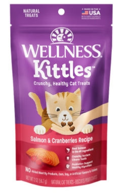 Wellness Kittles Salmon & Cranberries Cat Treats 2oz