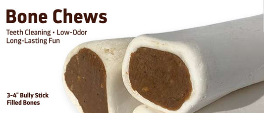 3-4" Bacon & Cheese Filled Bones