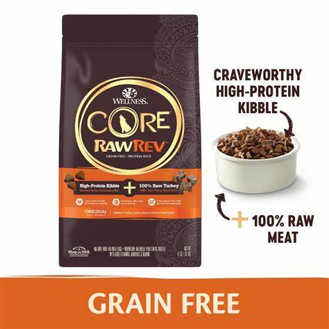 CORE RawRev Original + 100% Raw Turkey Dog Food