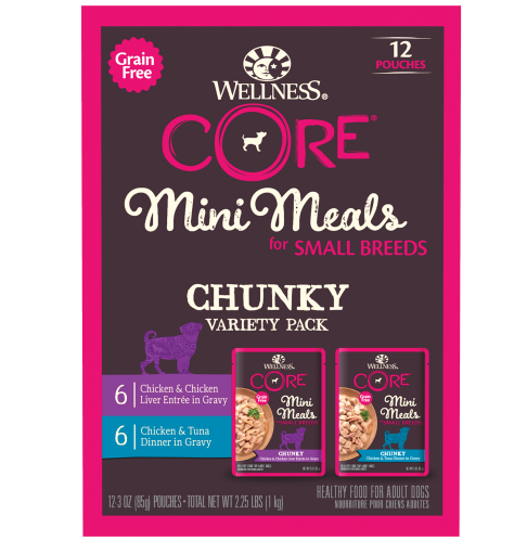 Wellness Core Mini Meals Chunky Pouch 3oz