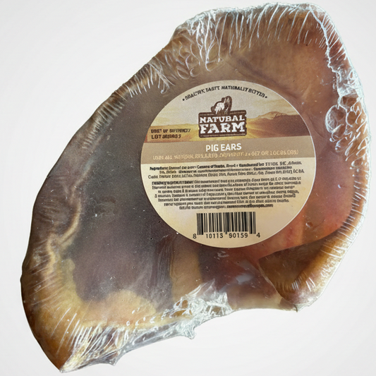 Natural Farm Pig Ears - Background Removed