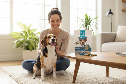 SquarePet VFS Skin & Digestive Support Treats lifestyle image
