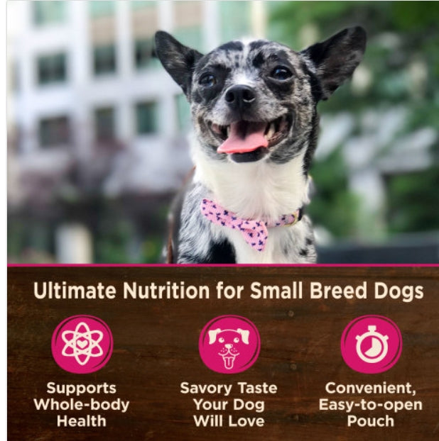 High-quality nutrition tailored for the health of small breed dogs.