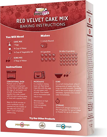 Dog Birthday Cake Mix Red Velvet