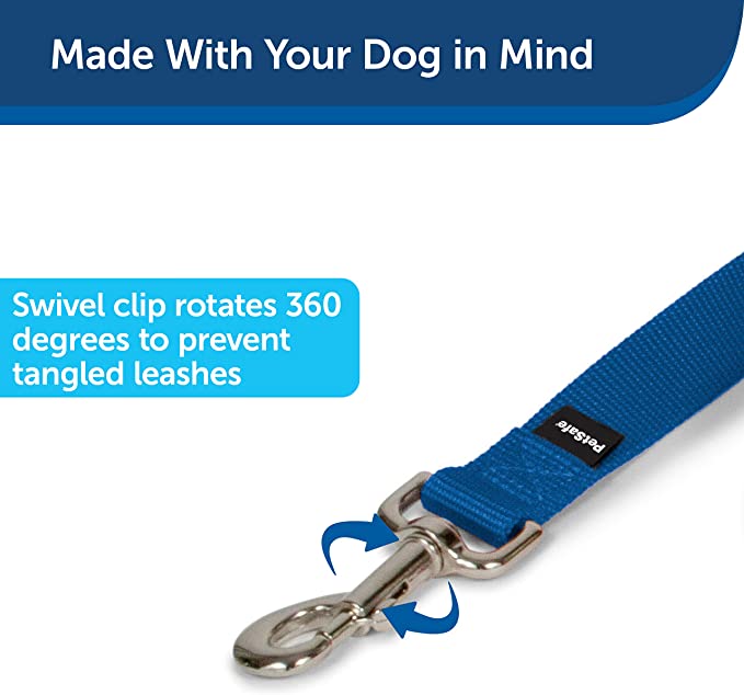 Premier Nylon Dog Leash/ Royal Blue