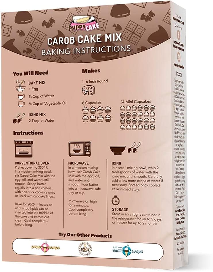 Dog Birthday Cake Mix Carob