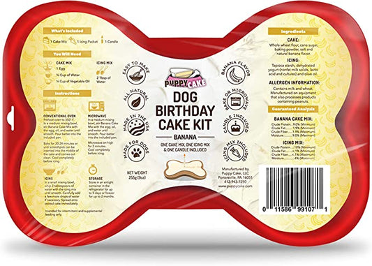 Dog Birthay Cake kit (Banana)