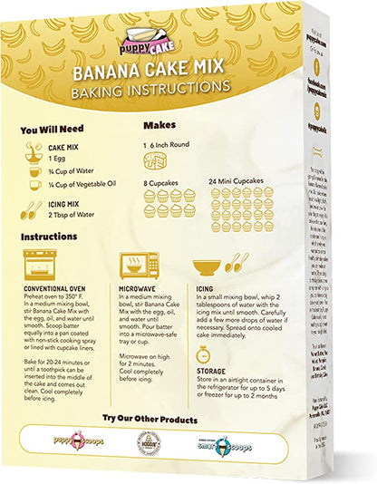 Dog Birthday Cake Mix Banana