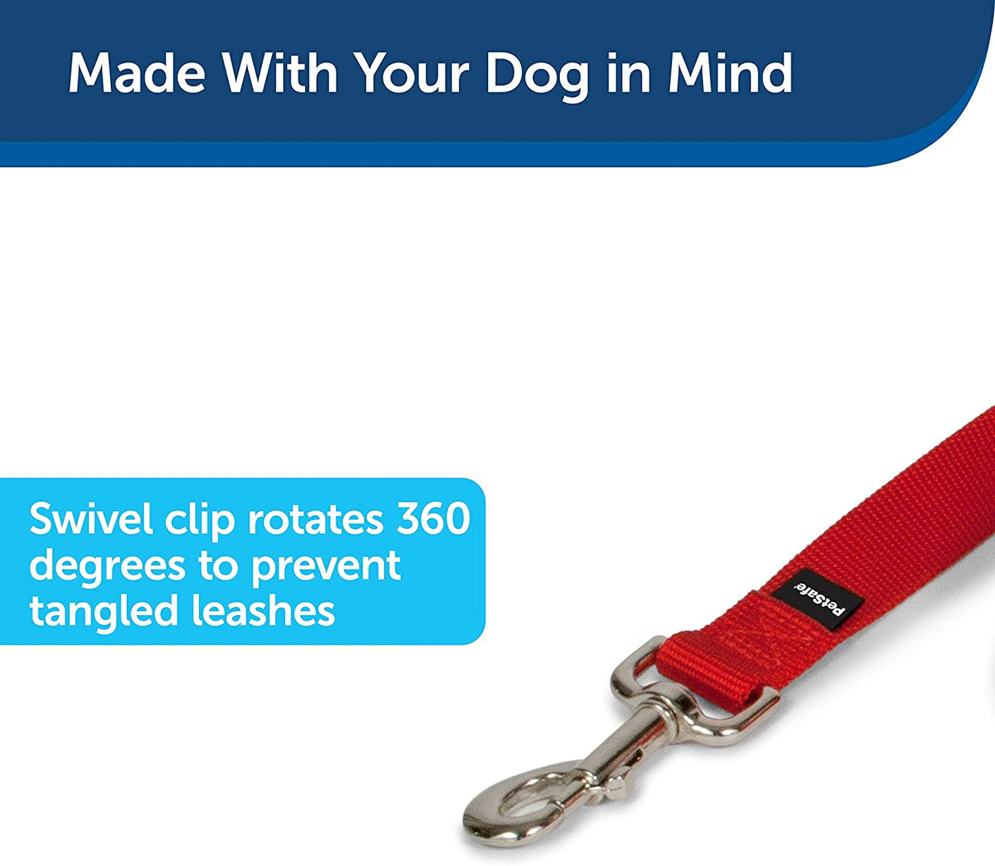 PetSafe Nylon - Traditional Style Leash/ RED