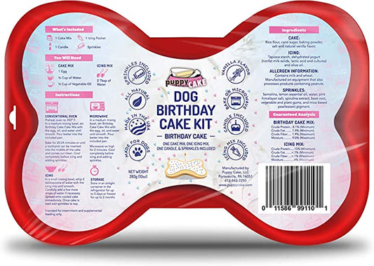 Puppy Birthday Cake Mix Kit (Birthday Cake)