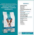 Load image into Gallery viewer, Ingredients of SquarePet VFS Skin & Digestive Dry Dog Food
